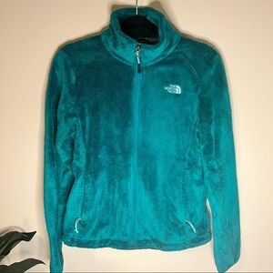The North Face turquoise full zip fleece